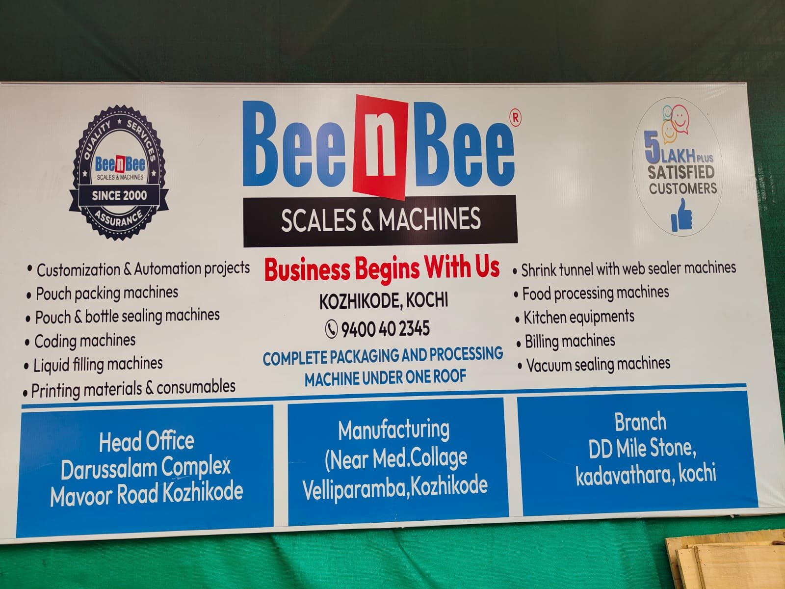 Bee n Bee Scales &Machines - Availableo